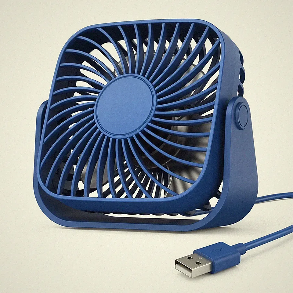 Mini Ventilator USB Leise Tischventilator Tragbar Büro Sommer Kühlung Günstig