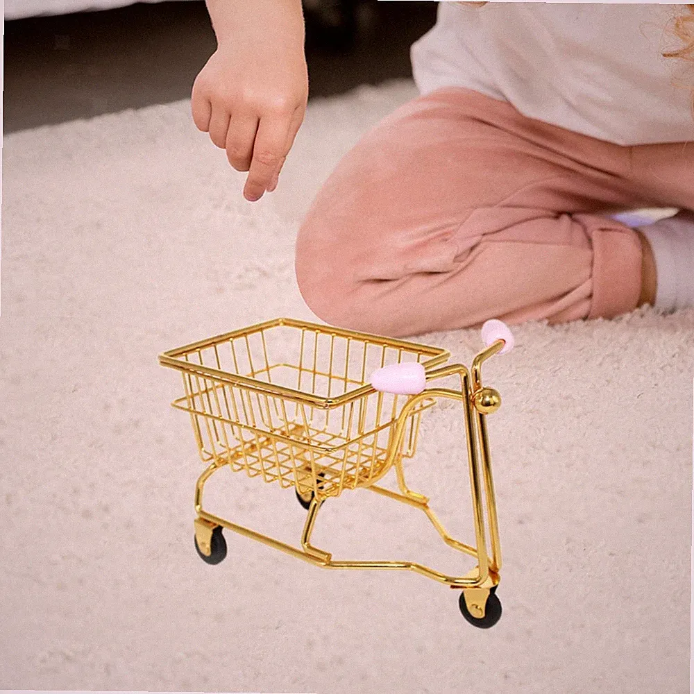 Miniatur-Einkaufswagen, Spielzeug, Büro-Organizer für den Schreibtisch
