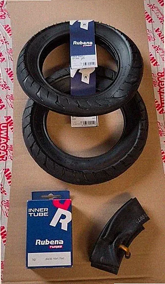 Mitas Reifen Set Golf V63 10Zoll 10x1.75x2 Zoll 47-152 Kinderwagen Buggy AV 90°
