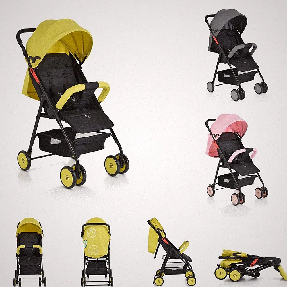 Moni Kinderwagen, Buggy Capri klappbar, Sicherheitsgurt, Rückenlehne verstellbar