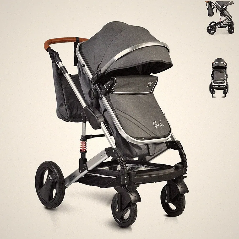 Moni Kinderwagen Gala Tragetasche Sportsitz umbaubar Wickeltasche Sitz umkehrbar