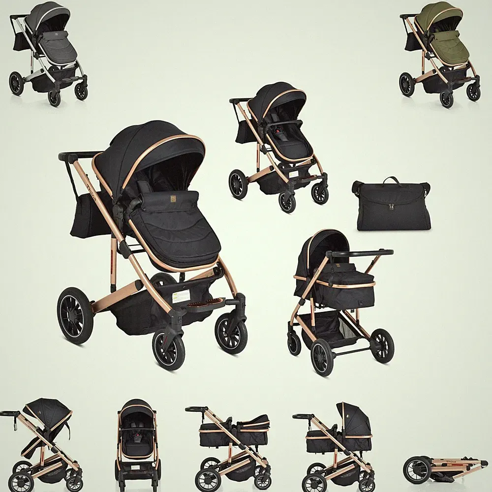 Moni Kombikinderwagen 2 in 1 Thira Babywanne, umbaubar, Sportsitz, Fußabdeckung