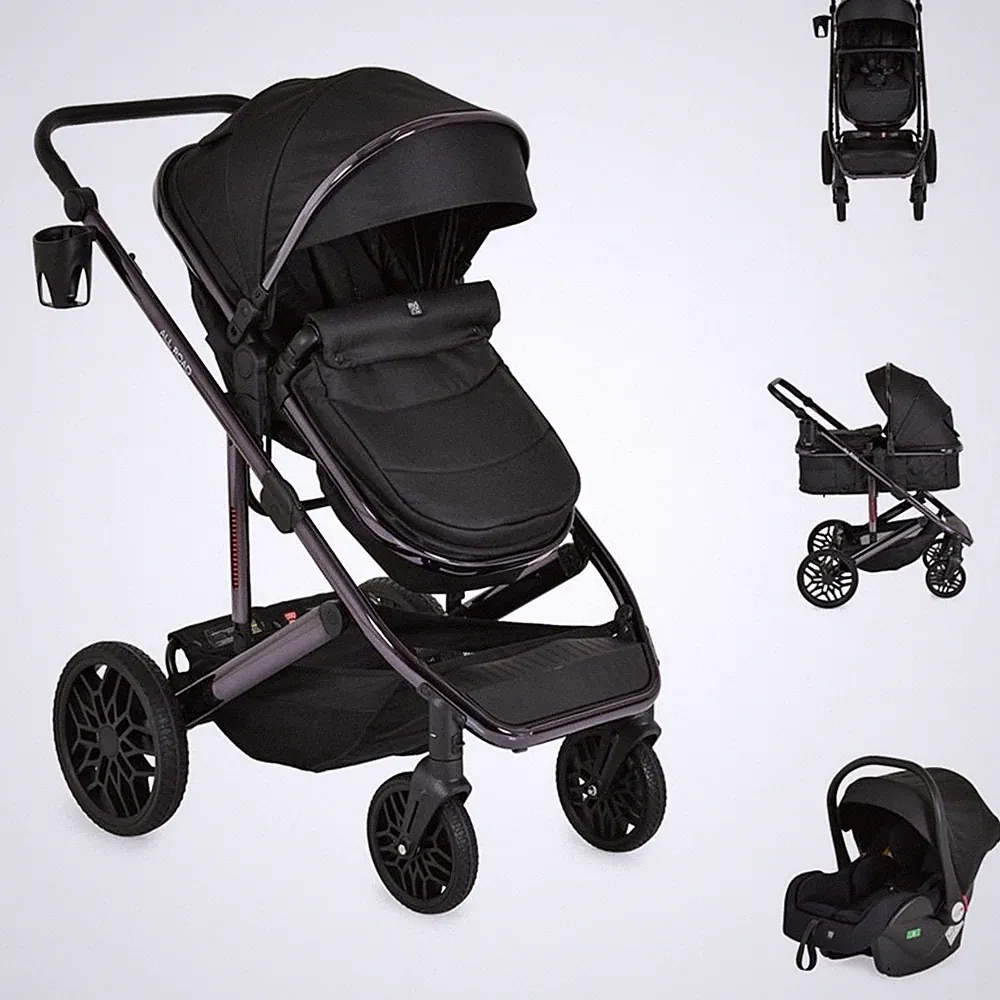 Moni Kombikinderwagen 3 in 1 all Road umbaubar Babyschale Sportsitz Tragetasche