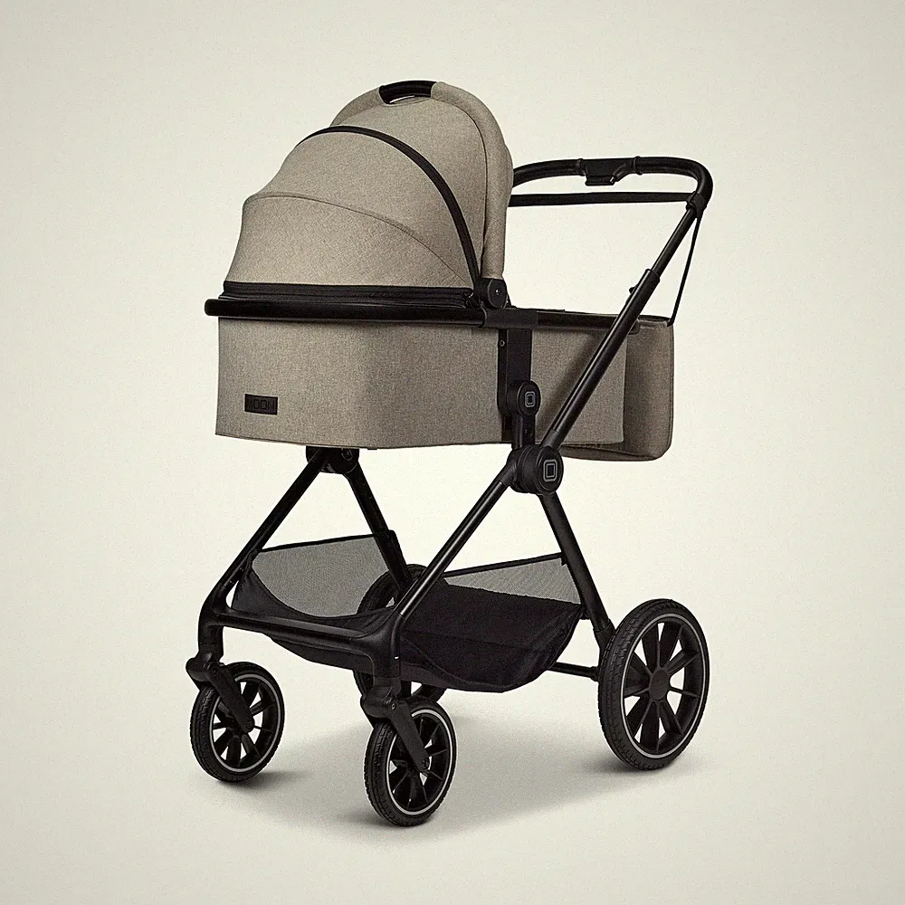 MOON CLICC Kombikinderwagen Buggy Mud/Melange Kinderwagen Babywagen - Sehr Gut