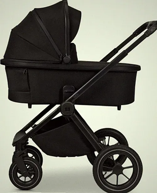 Moon Gio Kombikinderwagen Babywagen Onyx Matt höhenverstellbar Luftreifen