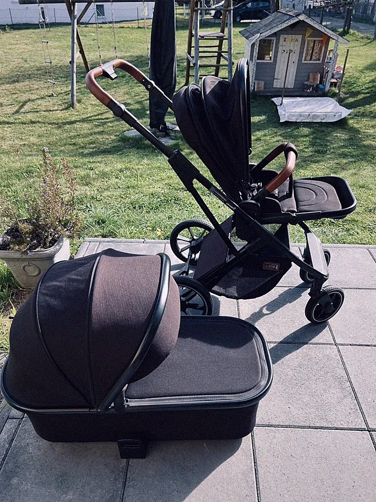 Moon Kinderwagen 2 in 1 schwarz sehr guter Zustand