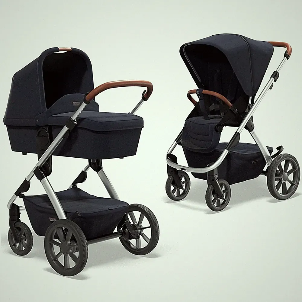 Moon No One 2.0 Kinderwagen 2 in 1 Buggy + Babywanne leicht klappbar Reisen