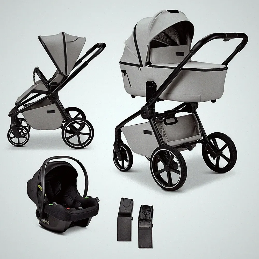Moon Resea 2.0 Kombikinderwagen SET inkl. Cosmo 2.0 Babyschale ghost TOP