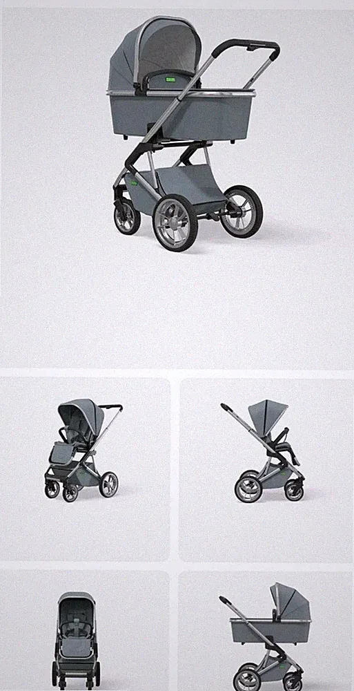 MOON Style Ocean, RF sportwagen, Kinderwagenwannen, Kinderwagen 2&1