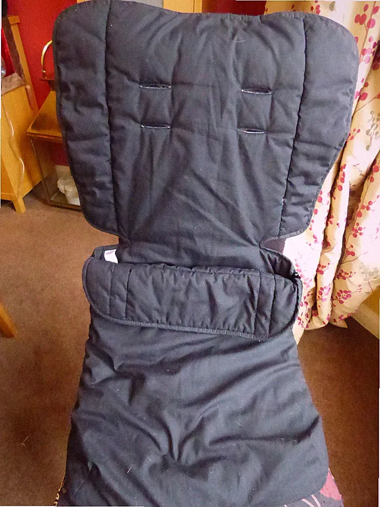 MOTHERCARE Schwarz Universal Kuschel Zehen Kinderwagen Sitzbezug Dick Warm