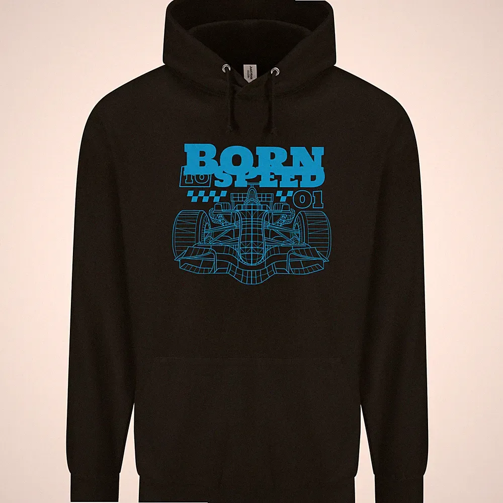 Motorsport Geboren Um Zu Beschleunigen Formel Rennwagen Kinder Hoodie