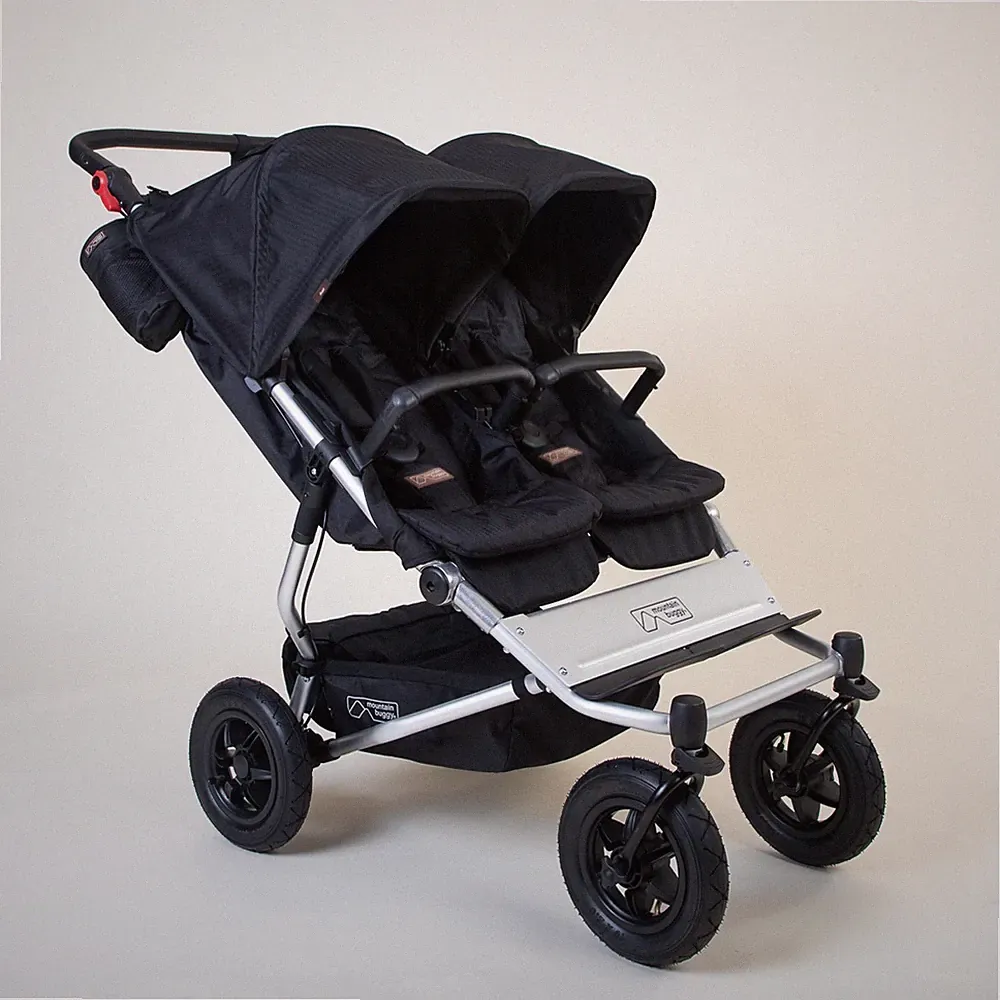 Mountain Buggy Duet Zwillingswagen neues Modell heritage V4 Buggy caviar - NEU