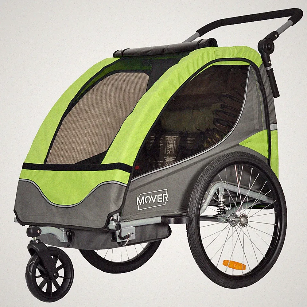 MOVER Kinderanhäng Fahrrad Anhänger Tranport für 1 2 Kinder Jogger Wagen Buggy
