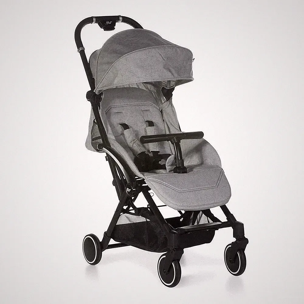 MS Amber Kinderwagen Buggy Kinderbuggy Reisebuggy Einhand-Klappsystem Grau NEU