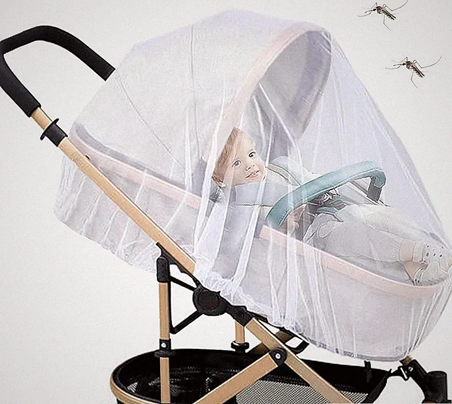 Mückennetz für Kinderwagen, Universal Insektenschutz für Kinderwagen, Buggy...