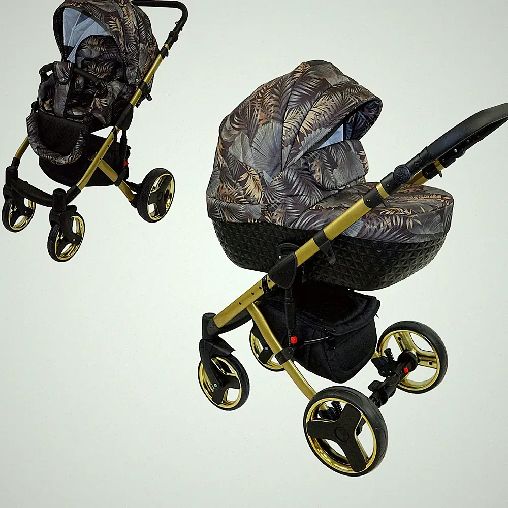 Multifunktionaler Kinderwagen 2in1 MIT GRATIS-ZUBEHÖR - Velora Gold