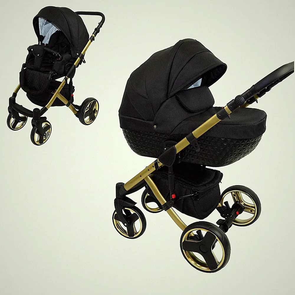 Multifunktionaler Kinderwagen 2in1 MIT GRATIS-ZUBEHÖR - Velora Gold