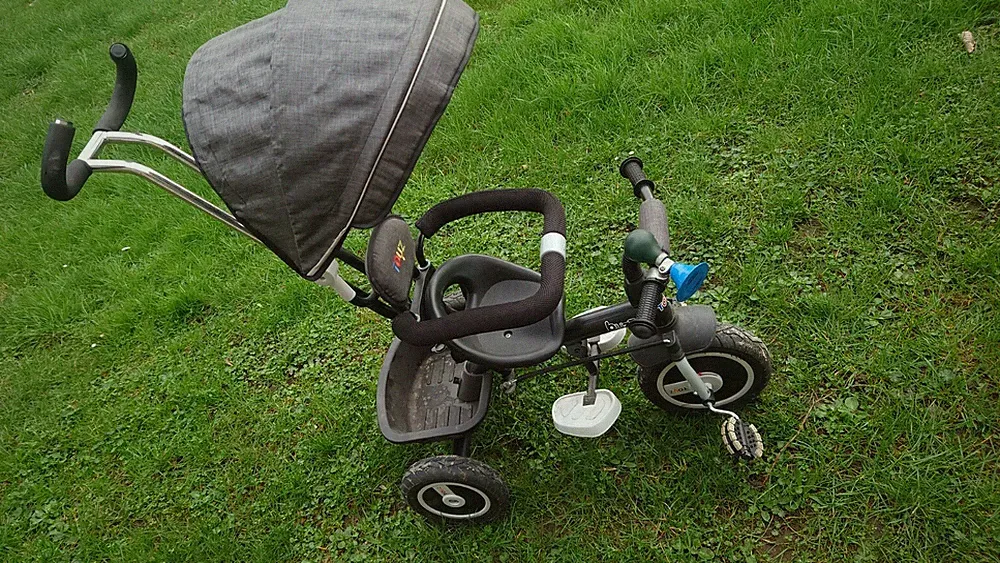 Multifunktions Dreirad mit Lenkstange mitwachsend Kinderwagen