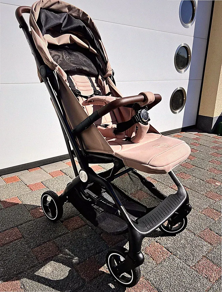 my junior Pico² Buggy beige klappbar Sonnendach 5-Punkt-Gurt Einkaufskorb