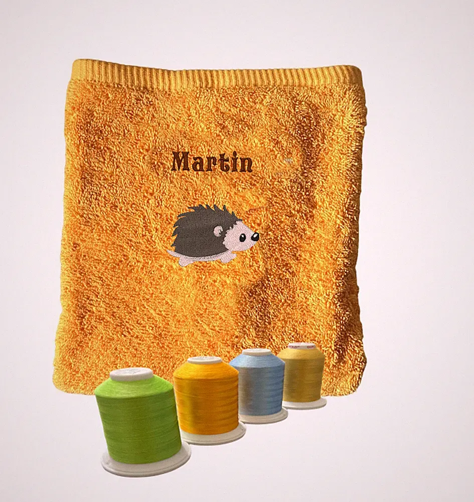 Name,Motiv BESTICKT , Handtuch 30x50cm in tollen Farben, Bestickt nach Wunsch