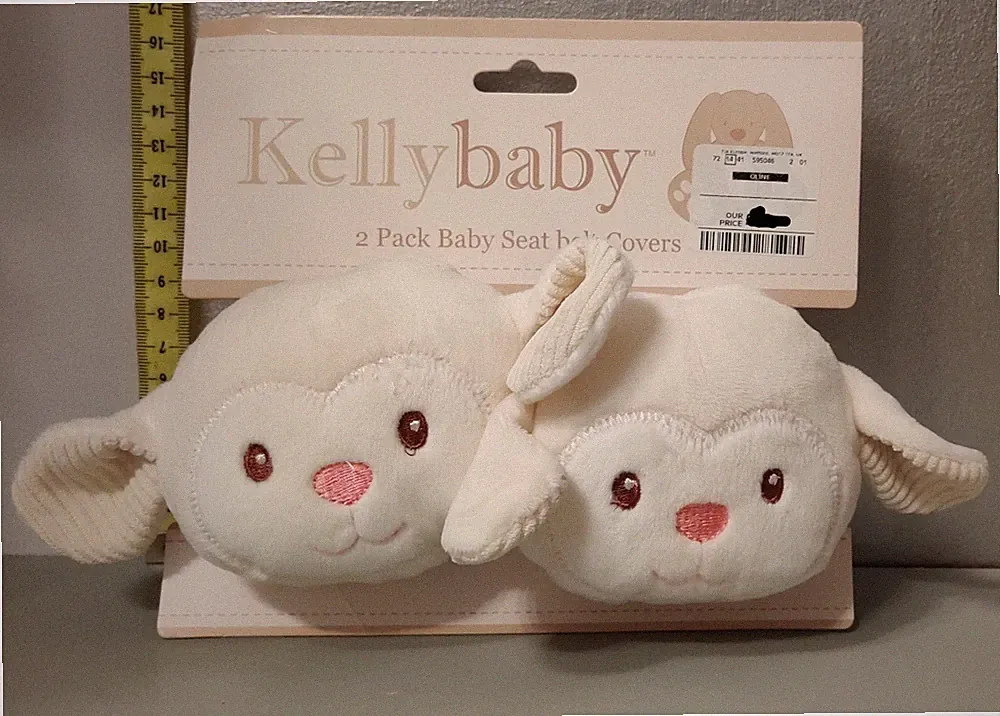 Neu Kellybaby 2er Pack Baby Auto Kinderwagen Sicherheitsgurtbezüge Weihnachtsgeschenk Neugeborene