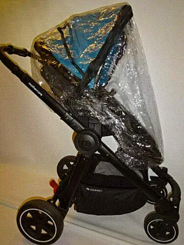Neu REGENSCHUTZ PVC-Reißverschluss passend für Joie Chrom DLX Babywanne & Kinderwagensitz