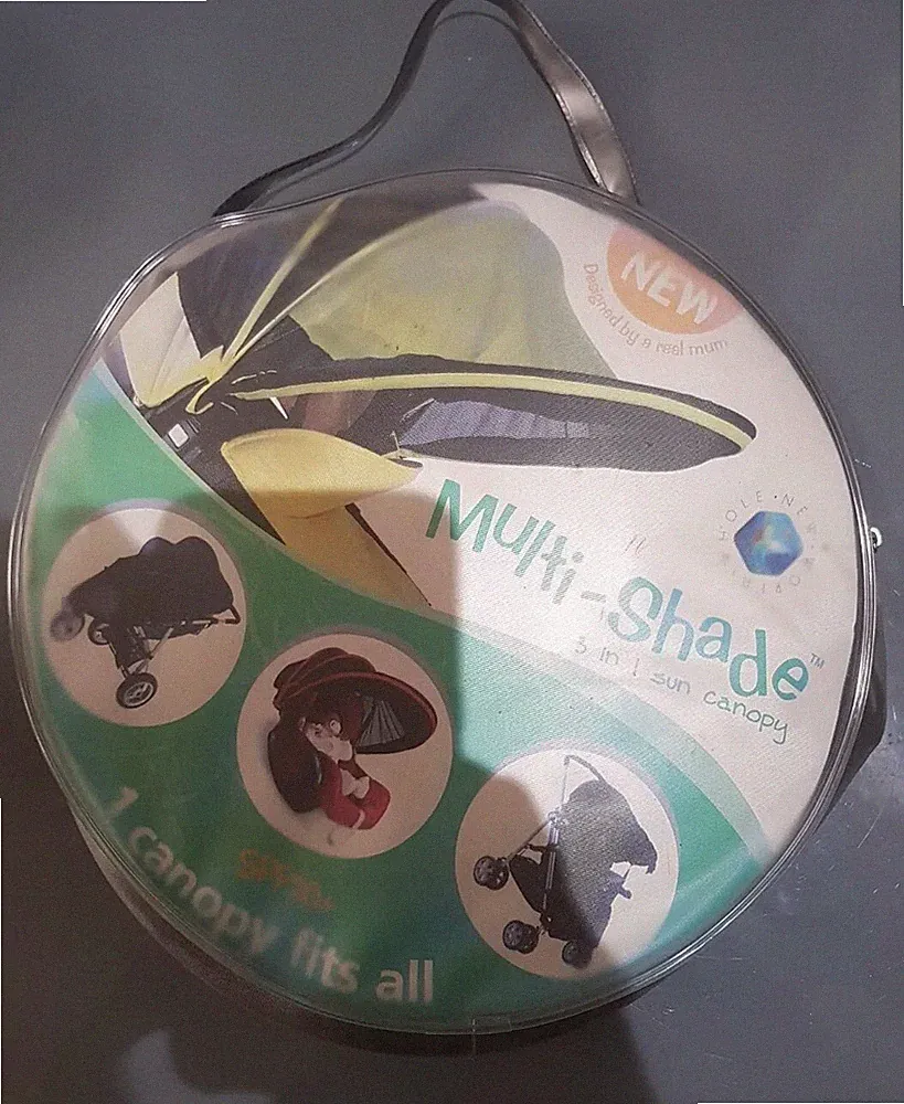 Neu Schwarz Multi Shade 3 in 1 Sonnendach Universal Kinderwagen/Kinderwagen/schnelle Lieferung