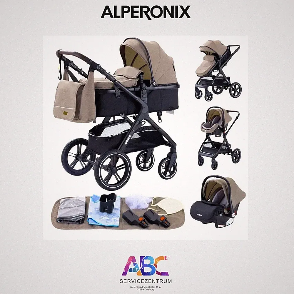Neue Luxus Kinderwagen 3 in 1 Tragbare Reise Kinderwagen Falten Kinderwagen Hohe
