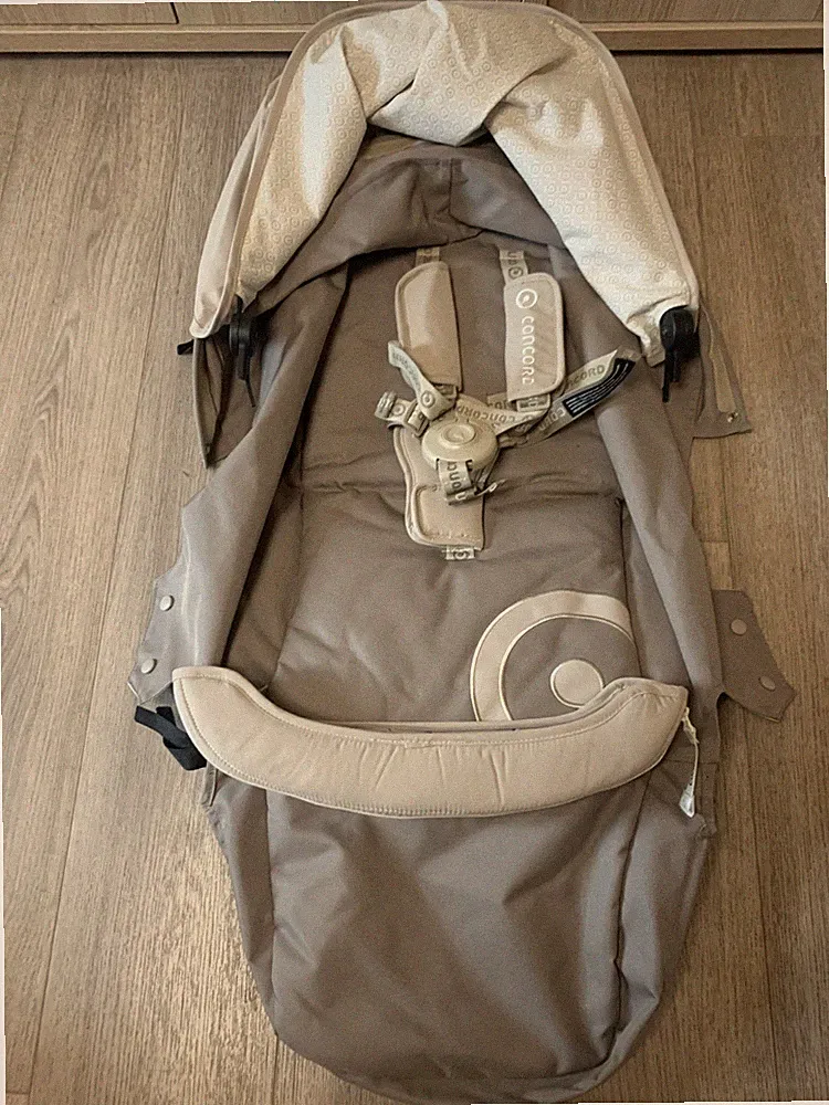 Neuer Stoffbezug für Concord Wanderer Sitzeinheit Buggy Sportwagen beige