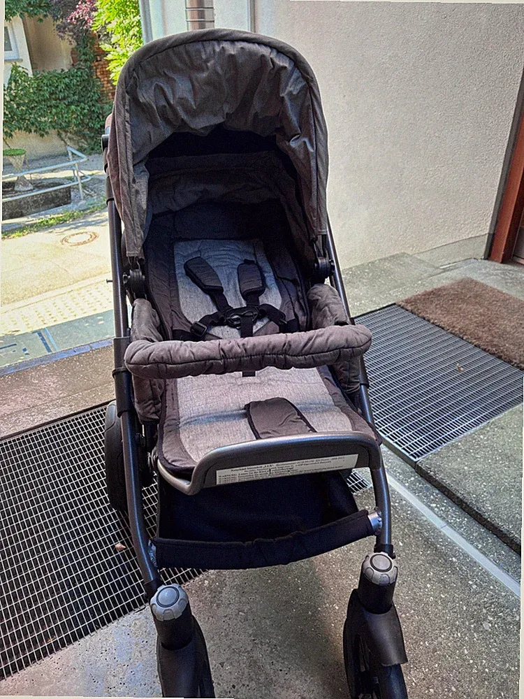 Neuwertiger Kinderwagen Naturkind LUX „Waschbär“ + Zubehör – kaum benutzt