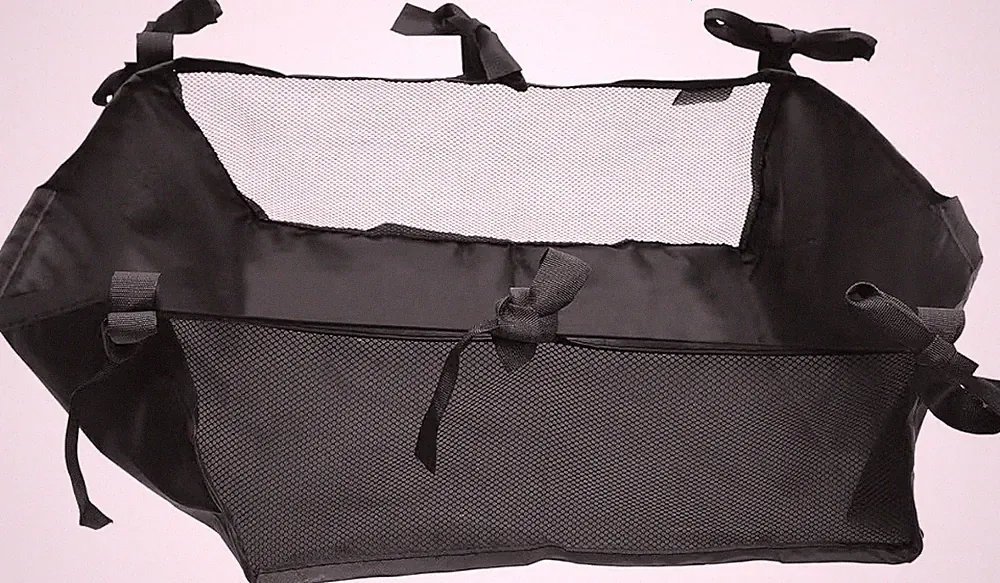 NUOBESTY Universal Kinderwagen Aufbewahrung Netztasche unter Kinderwagen Korb Organizer