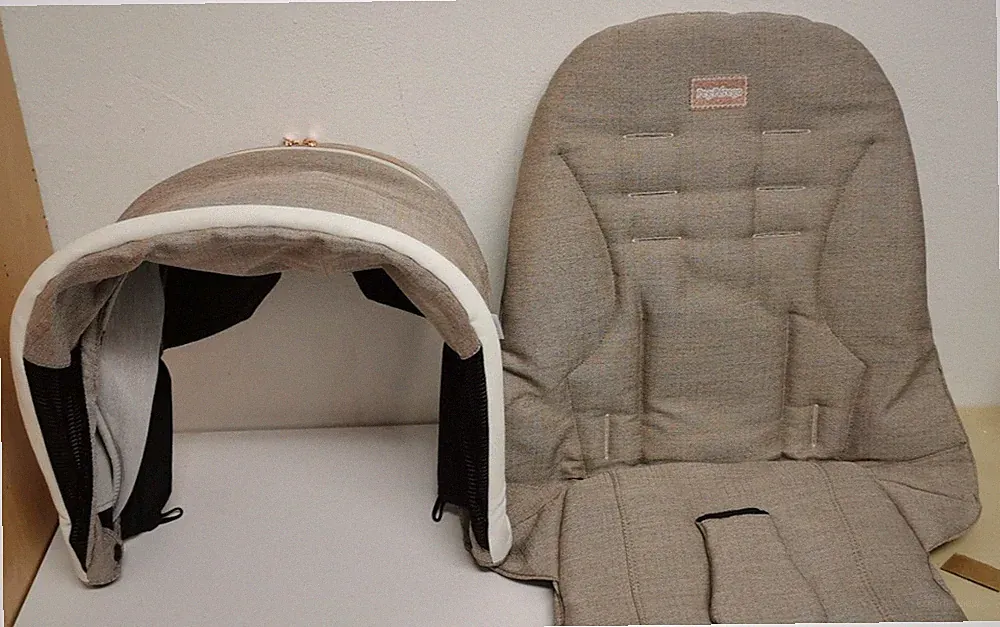 Original Peg Perego Bezug und Verdeck für Kinderwagen Book Mon Amour neu