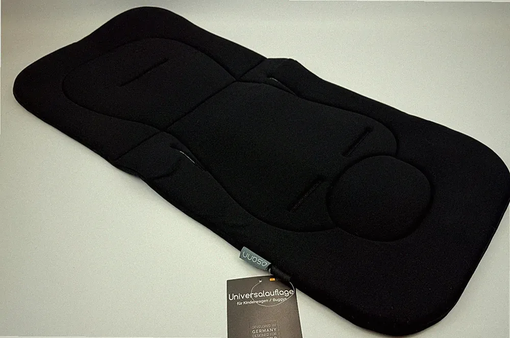 Osann Universalauflage Schwarz für Kinderwagen Buggy Komfortauflage