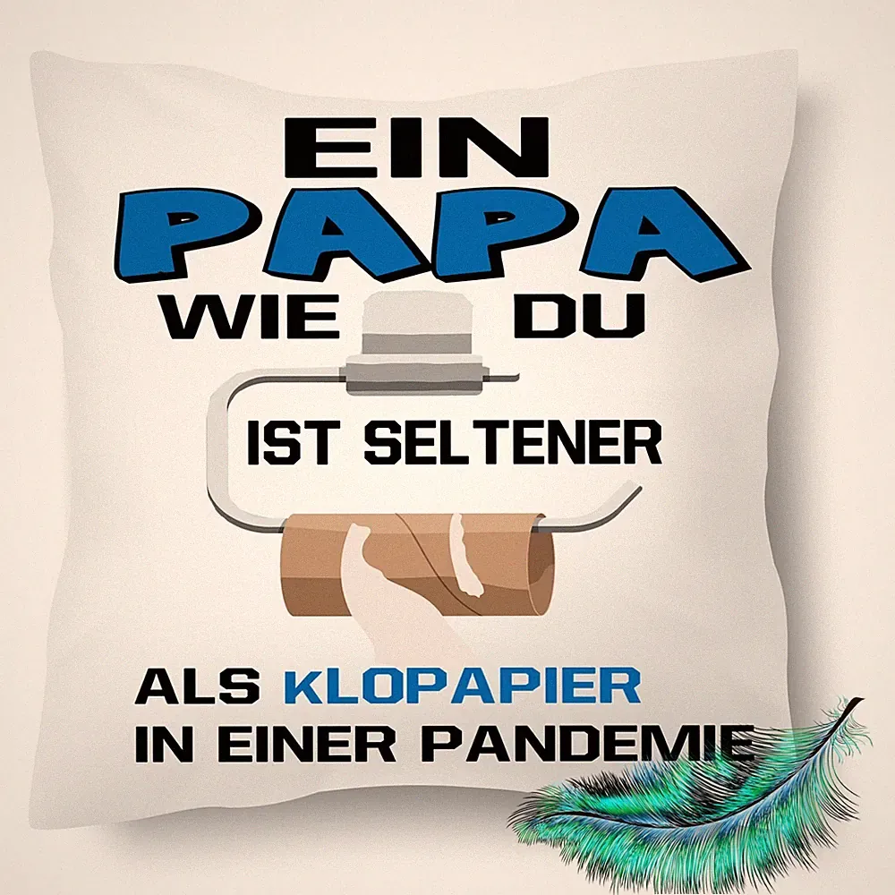 PAPA KISSEN FOTOKISSEN KISSENHÜLLE ZIERKISSEN GESCHENK MIT FÜLLUNG GESCHENK