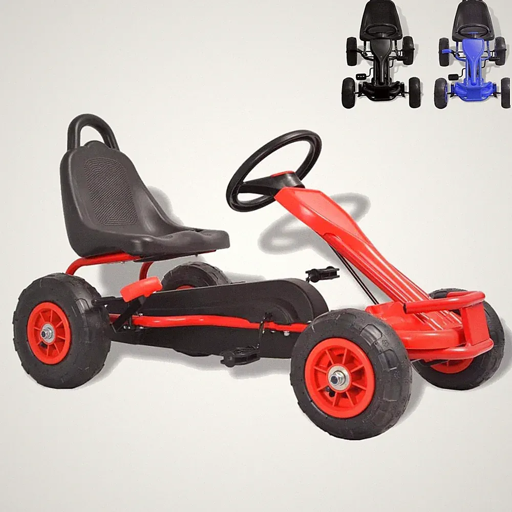Pedal Go-Kart mit Luftreifen Kinder Rennwagen Sportwagen Tretauto Kinderfahrzeug