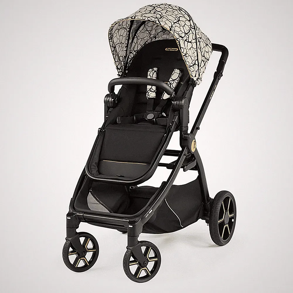 Peg-Pérego Kinderwagen Ypsi graphic gold 21/22 Reisebuggy Kombi-Kinderwagen