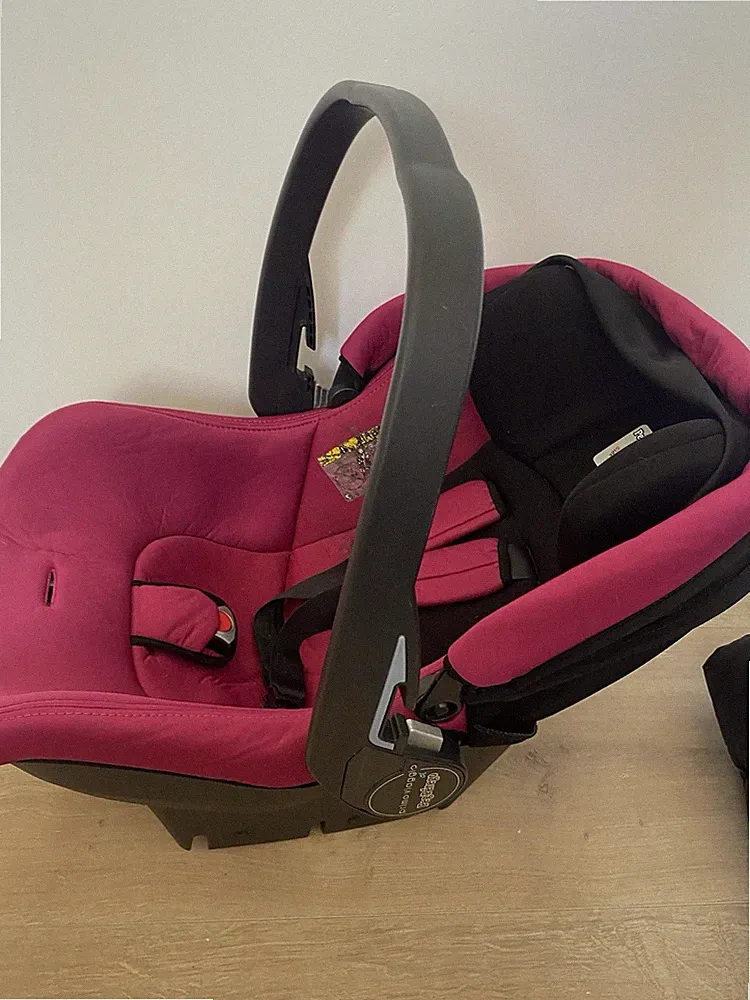Peg-Pérego Primo Viaggio SL 3in1 Set Pink/Magenta Schwarz