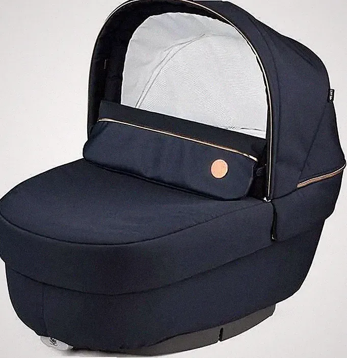 Peg-Perego Culla Elite Luxe Blau – Sportwagenaufsatz für Book - Wie neu
