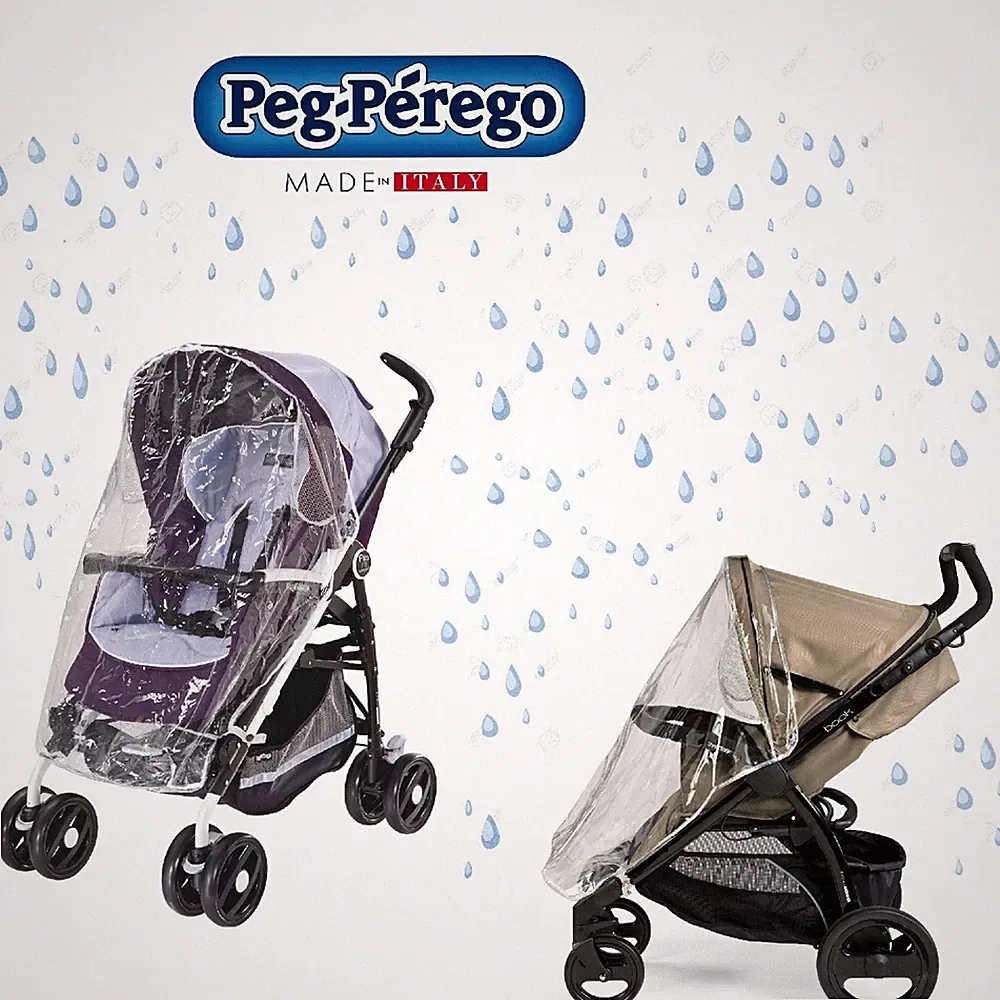 Peg Perego Regenabdeckung Kinderwagen Transparent Rain Abdeckung -nuovo-italia