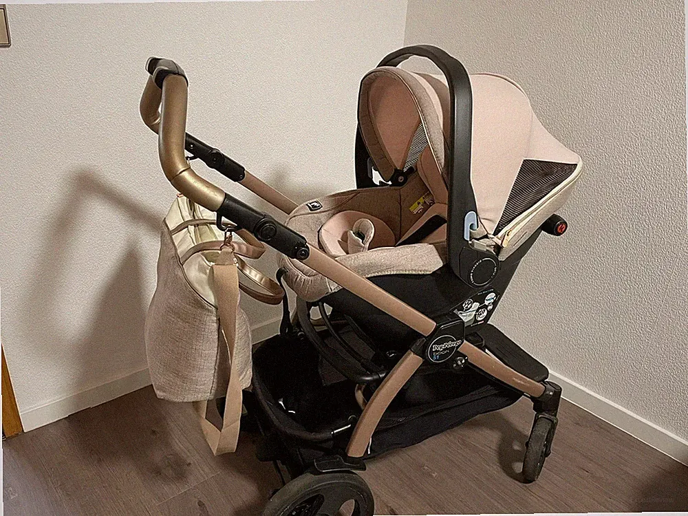 PEG PEREGO (Trio) - Veloce Lounge modular Kinderwagen 3 in 1 MONAMOUR I-Size