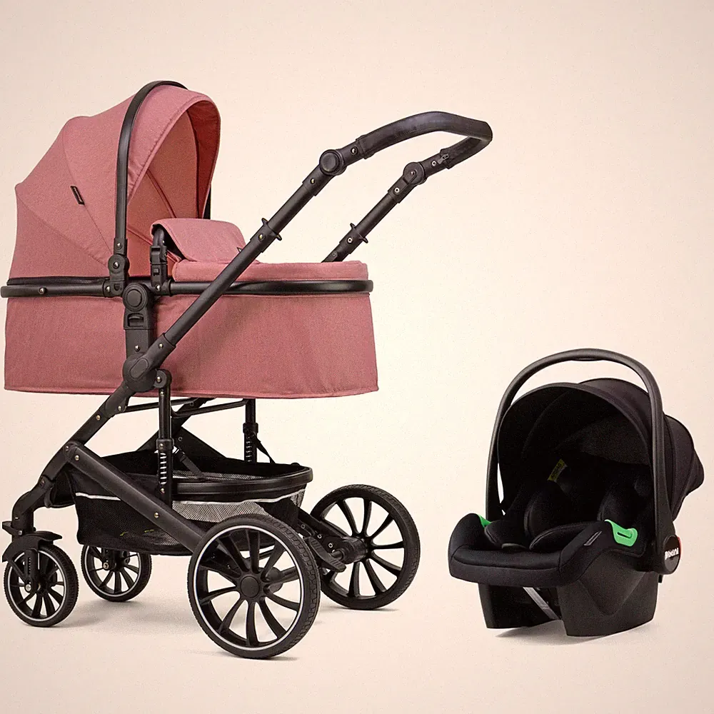 Pixini Kalani Kinderwagen Set 3in1 altrosa