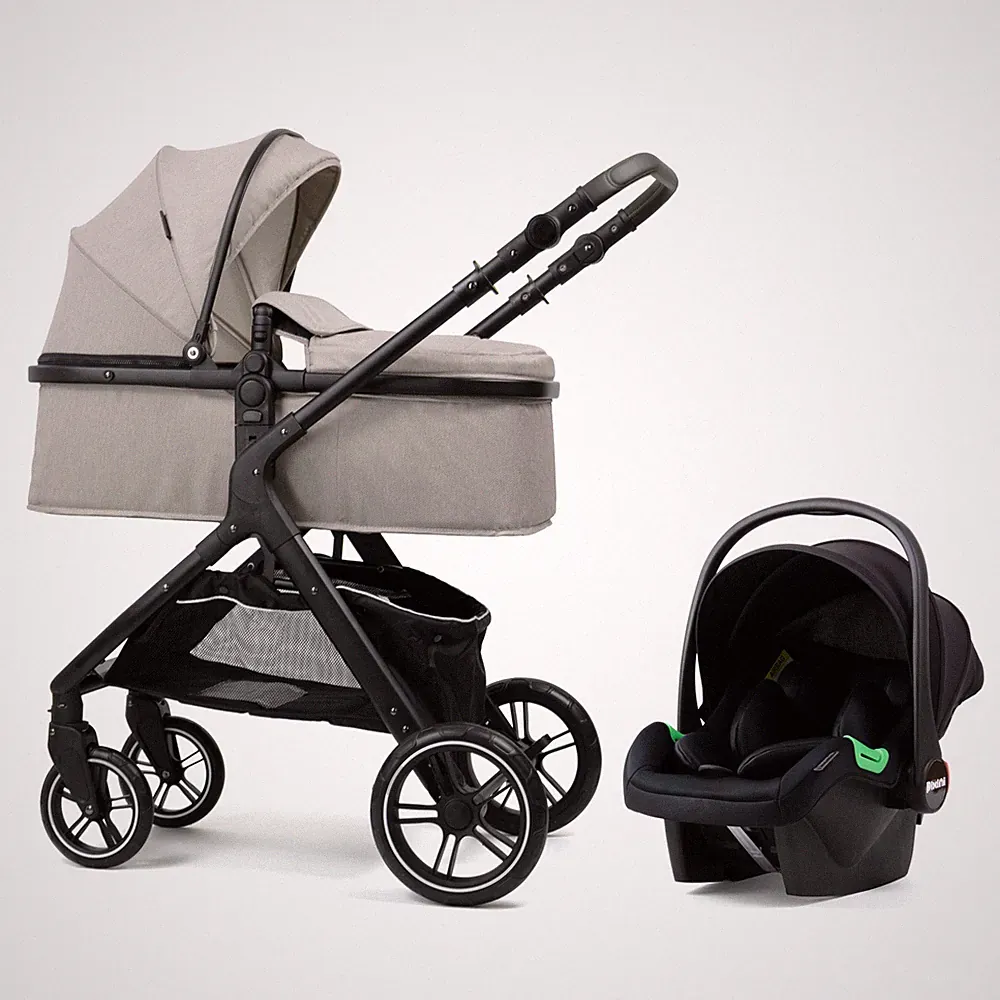 Pixini Nelio Kinderwagen Set 3in1 taupe