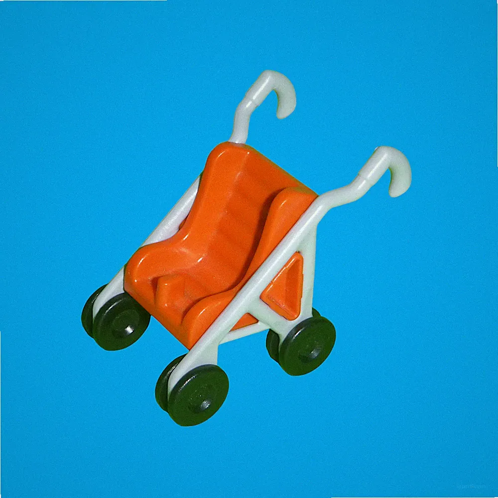 Playmobil - Buggy Kinderwagen - orange / grau - aus 4782 70421