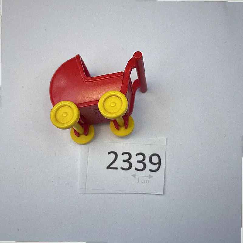 Playmobil Kinderwagen Rot/Gelb Zubehör Wagen Baggy ModernesWohnen City P-2339