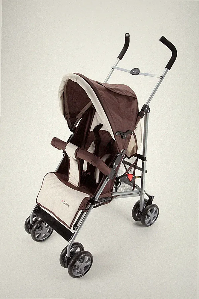 point-kids Buggy Kinderwagen Sportwagen braun/beige
