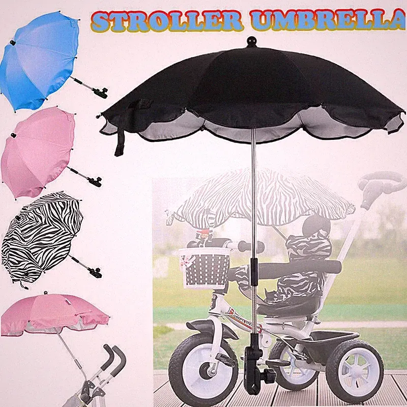 Premium Sonnenschirm Regenschirm für Kinderwagen Buggy Babywagen Neu