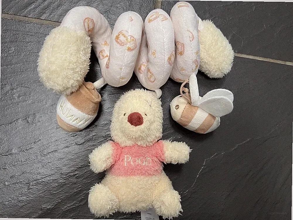 Primark Disney Winnie Puuh Kinderwagen Autositz Spiral Activity Baby Spielzeug selten UVG