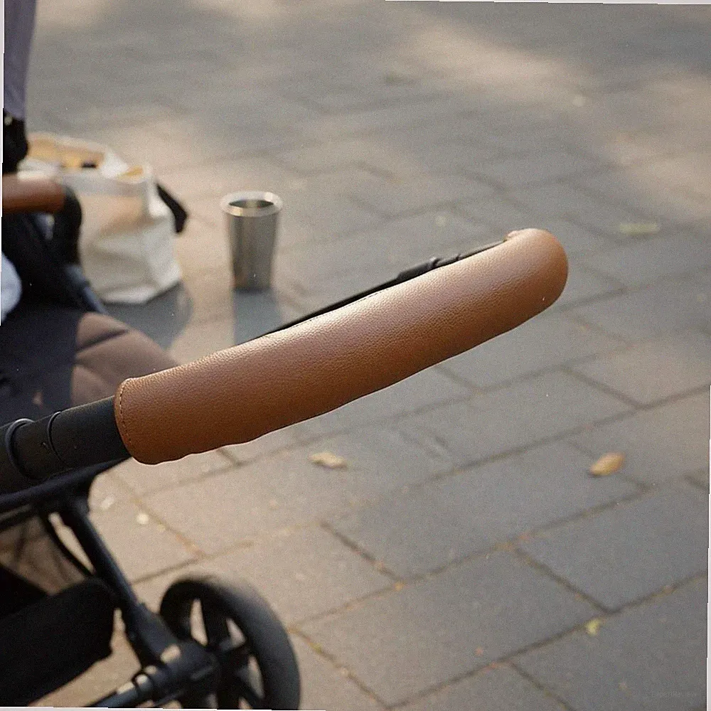 PU-Leder Armlehnenbezug leicht zu Reinigen Kinderwagen Griffbezug