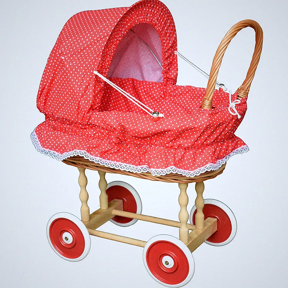 Puppenwagen aus Weide Holz Weidenwagen Kinderwagen Weidenpuppenwagen Auswahl