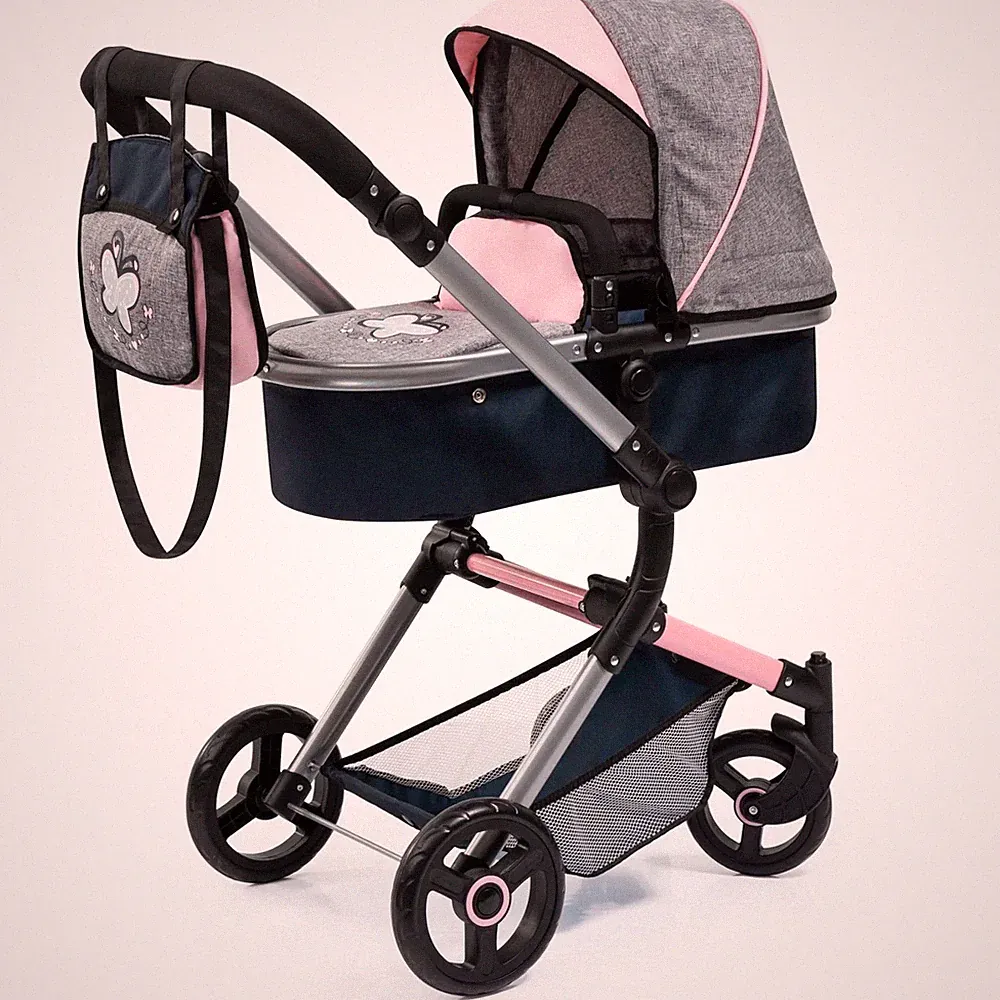 Puppenwagen Bayer Design Neo Vario Cabrio Kinderwagen Buggy Spielzeug NEU